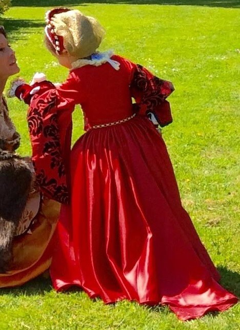 Tudor Child Red Gown. | Tudor Costume