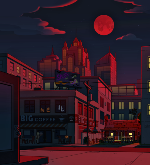 ghostbri:some more big city greens BGs i’ve painted!