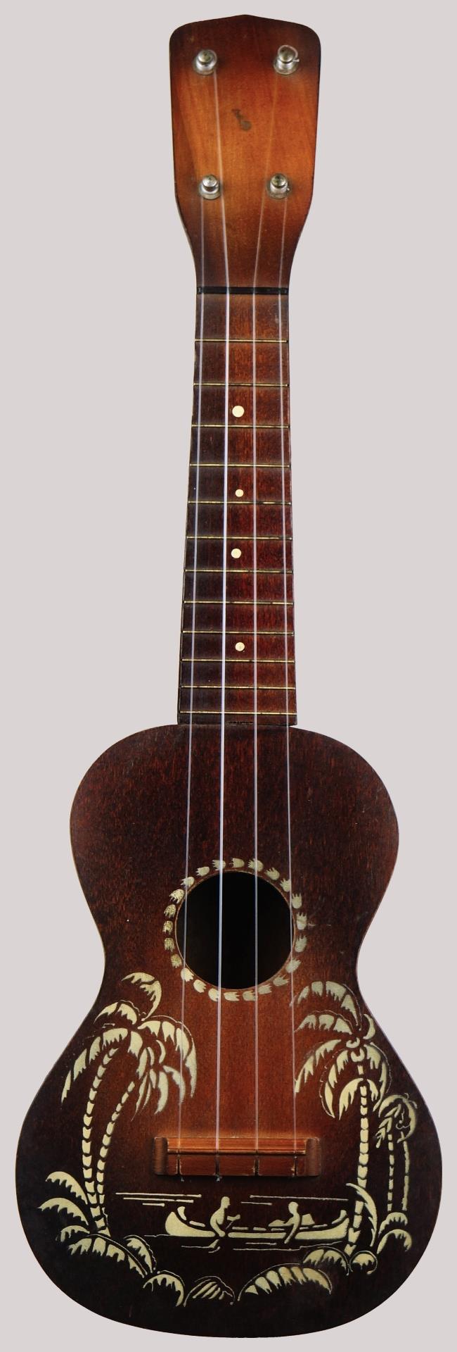 Harmony palm trees canoe soprano Ukulele 30s