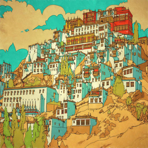 archatlas:Fantastic Cities: A Colouring Book of Amazing Places...