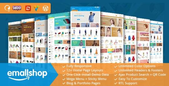 EmallShop v2.2.5 – Multipurpose WooCommerce Theme Nulled