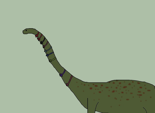 brachiosaurus with tie