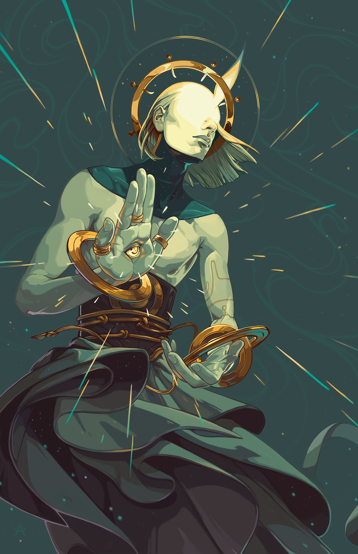 Kokabiel - Angel of the Stars Alex Dos Diaz www.alexdosdiaz.com #OC Peter Mohrbacher / www.angelarium.net — Immediately post your art to a topic and get feedback. Join our new community, EatSleepDraw Studio, today!