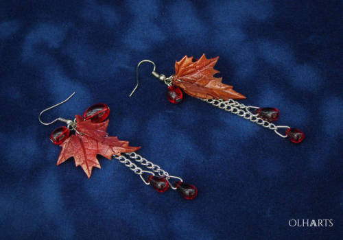 sosuperawesome:Leaf JewelryOlha Arts on EtsySee our #Etsy...