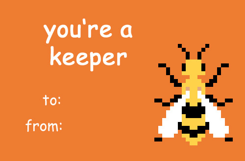 avoidingapples:gedankeninventur:for all your bee valentine’s...
