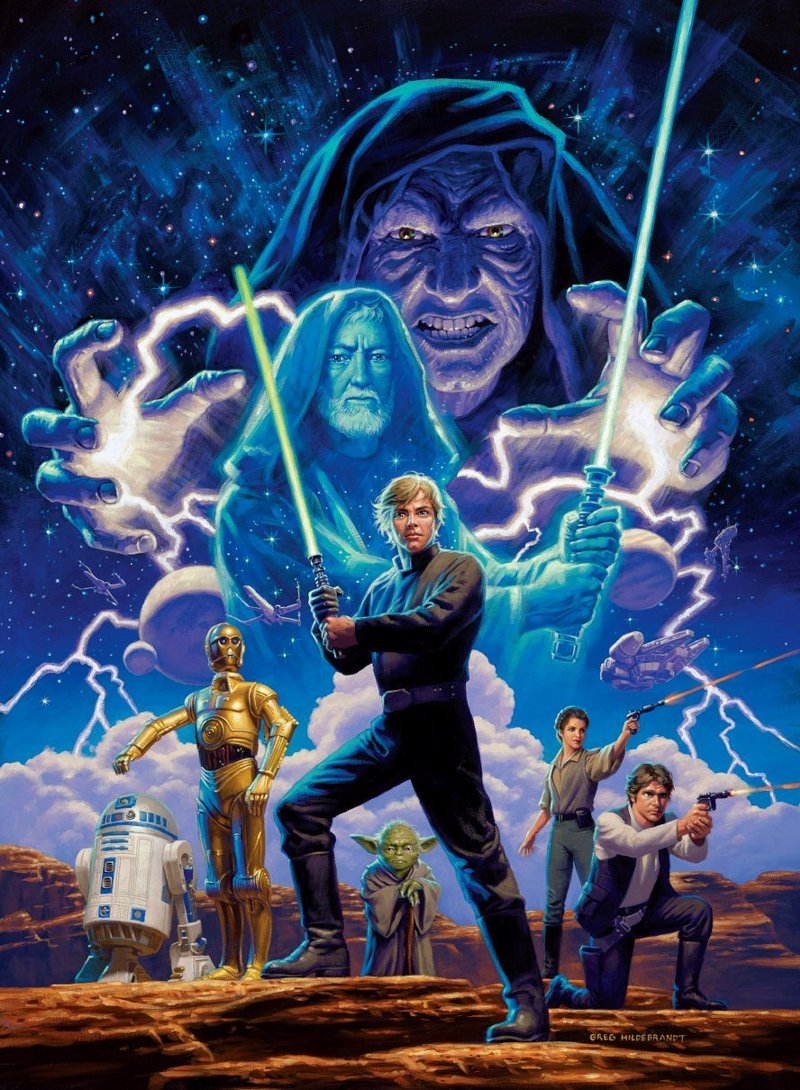 Star Wars example #252: Star Wars The Original Marvel Years Covers by Greg Hildebrandt