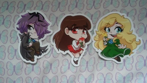 Stickers from anime expoIb , Garry and Mary.~Luna 