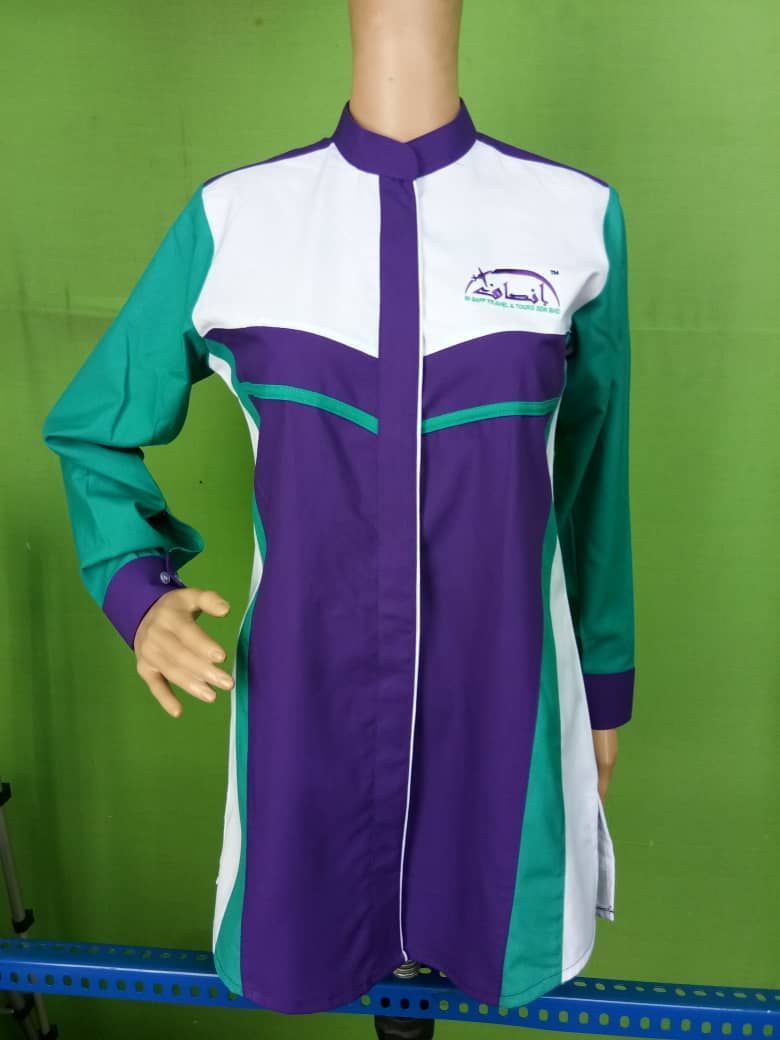 Kemeja Korporat Terkini Company Logo Polo Shirts Uniforms