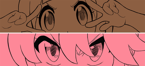 h0saki:I love drawing eyes (ღ˘⌣˘ღ)