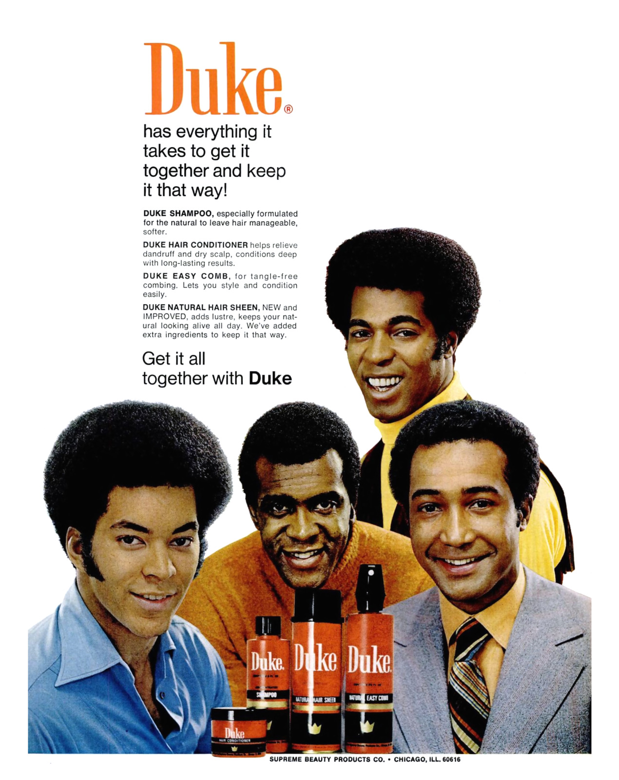 Duke/Supreme Beauty Products Company - 1971