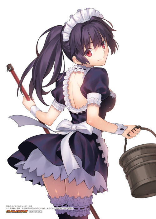 dekoi2501post:type-moon takeuchi takashi garter maid...