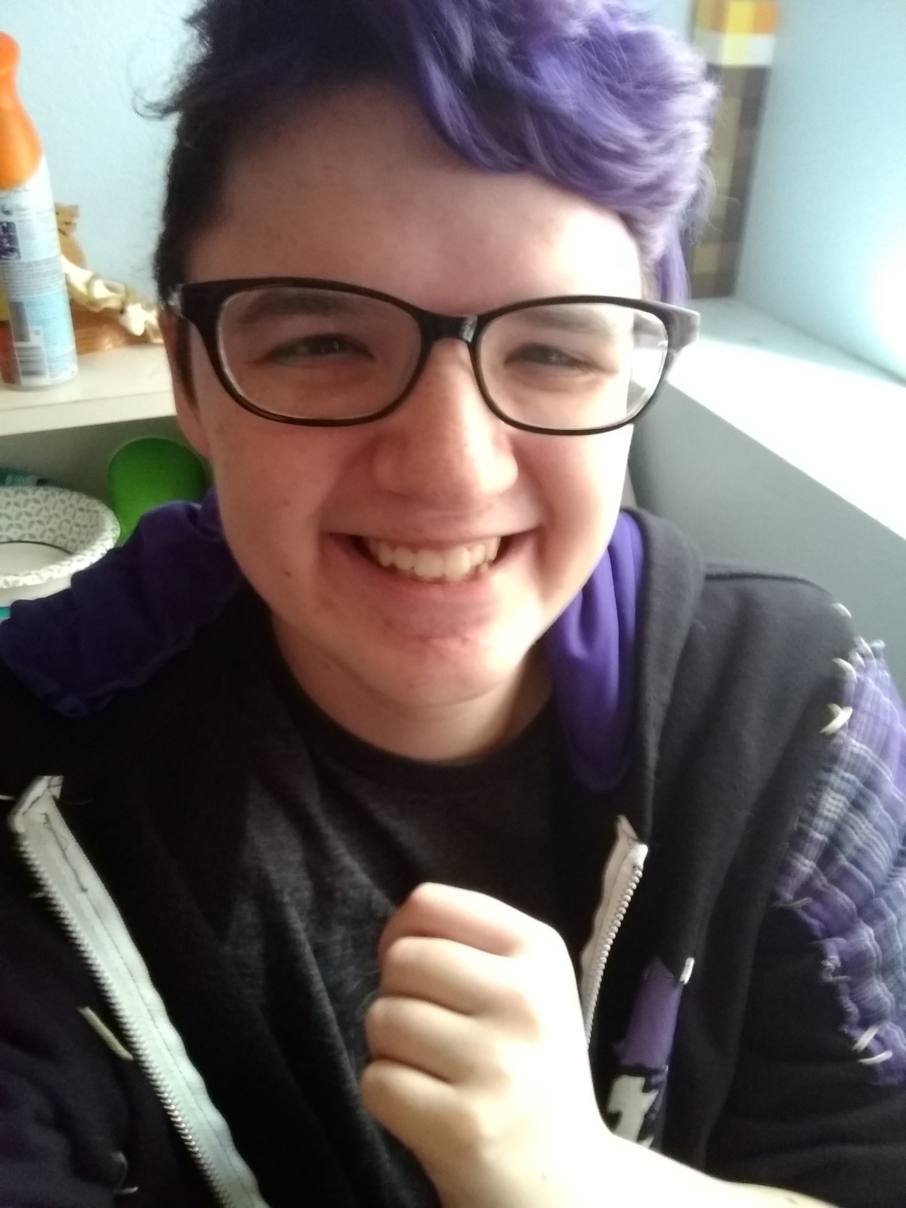 I Have A Major Squish On Thomas Sanders Dyed My Hair Purple D