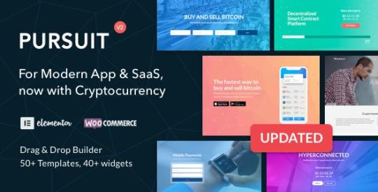 Pursuit v2.1.1 - A Flexible App & Cloud Software Theme Nulled