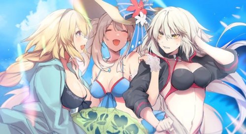 fu-reiji:the Jeanne sisters making plenty of summer memories....