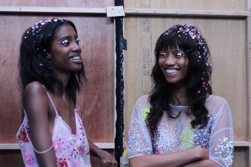 hannahlouisef:
“ Backstage at Ashish SS16
”