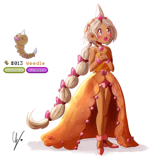 eindraa:Pokemon Humanization Project013. Weedle014....