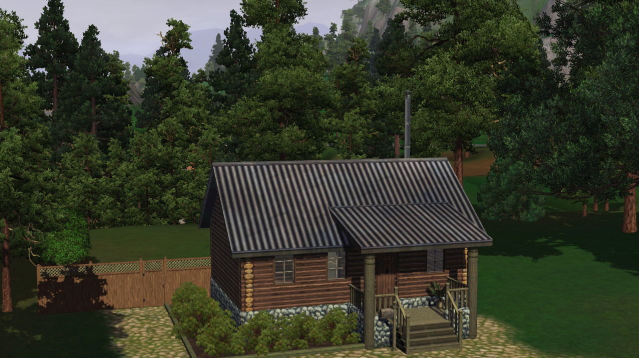 nox-lux: Log Cabin - Download Building... - Eris Sims 3 CC Finds