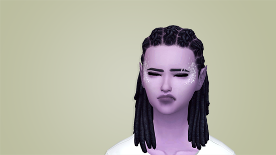 Sims 4 cut eyebrows