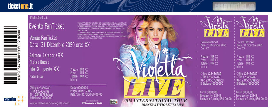Violetta Live Tickets