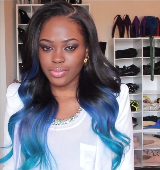 Ready Set Slay Weave Inspiration Peakmil With Blue Ombre