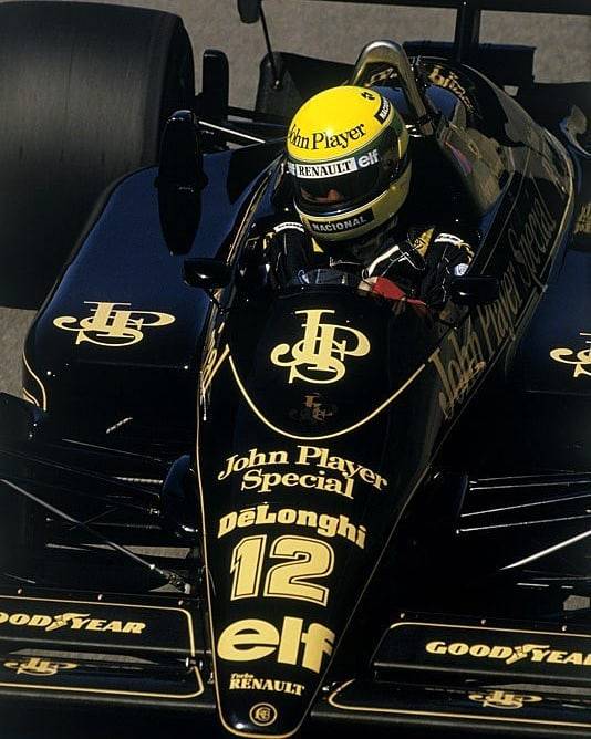 Robertson F1 — Ayrton Senna Jps Lotus 98t Renault Gordini 15