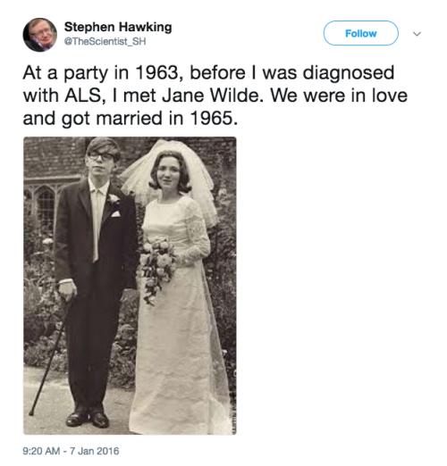 religion-is-a-mental-illness:Stephen Hawking, in his own...