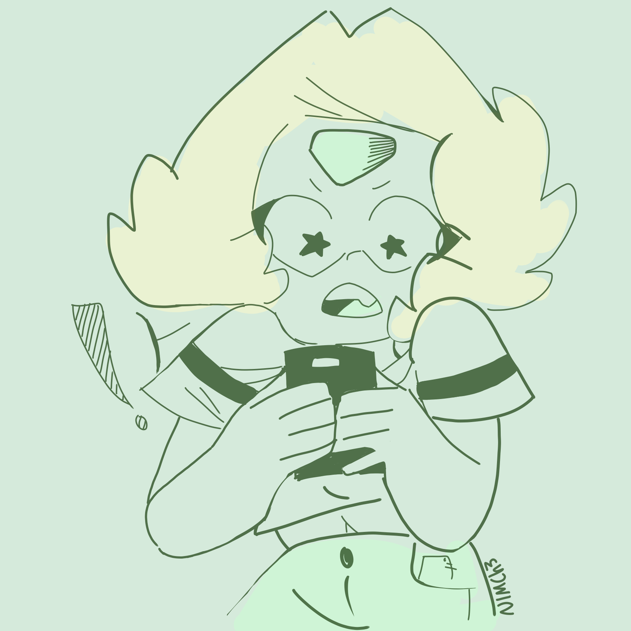 Nim 🖤 — I needed a Discord pfp; Here's Peri reacting to a...