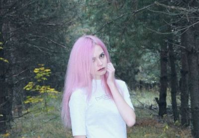 Girl With Pink Hair Tumblr