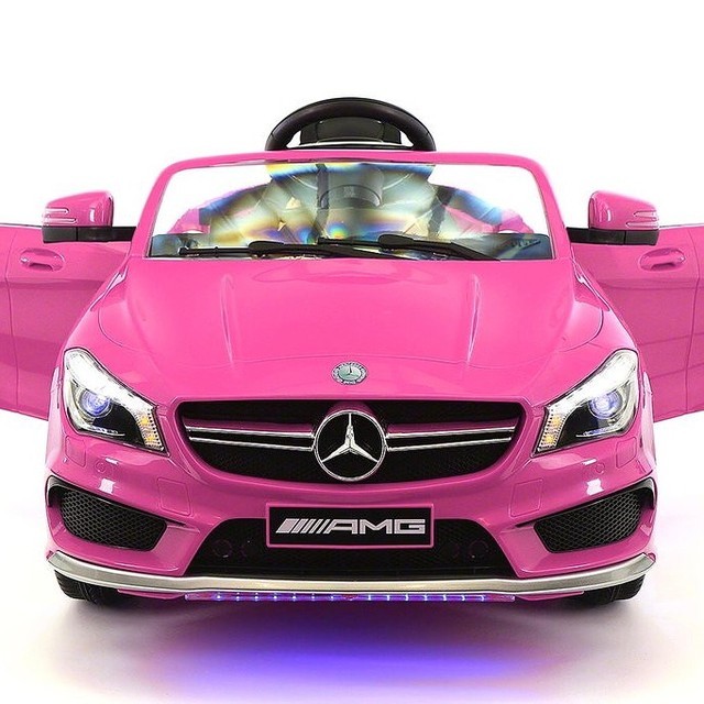 kids pink mercedes