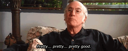Image result for pretty good larry david