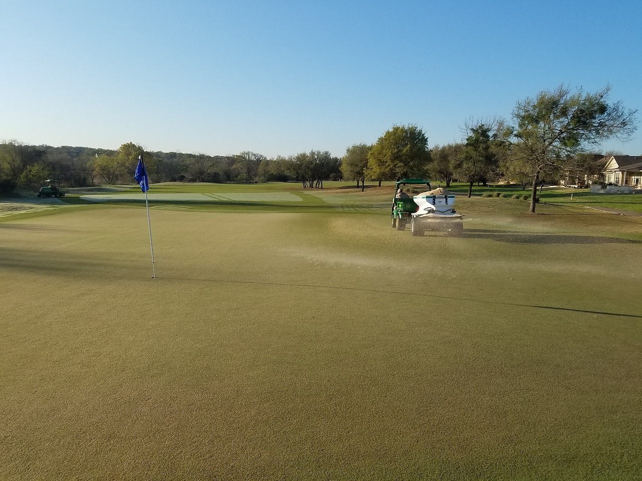 Sun City Texas Golf Club — suncitygolf A light topdressing at White