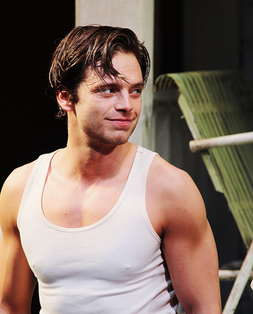 sebastiansource:Sebastian Stan as Hal Carter in William Inge’s...