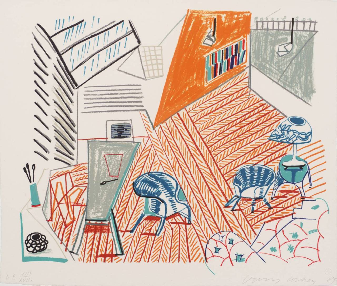 Eidolons David Hockney Interior And Furniture