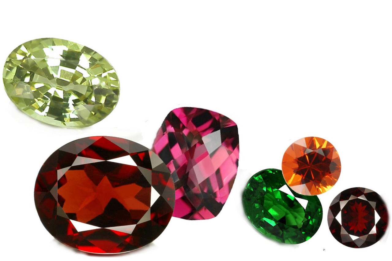 INSPIRED BY NATURE AND BY THE HAND OF MANKIND — Green garnet is the ...