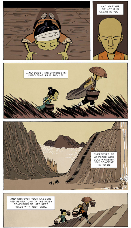 zenpencils:DESIDERATA by Max Ehrmann