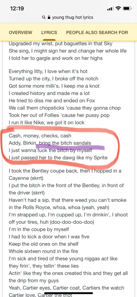 thug theory write this down lyrics