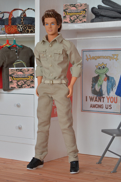 ken doll police uniform