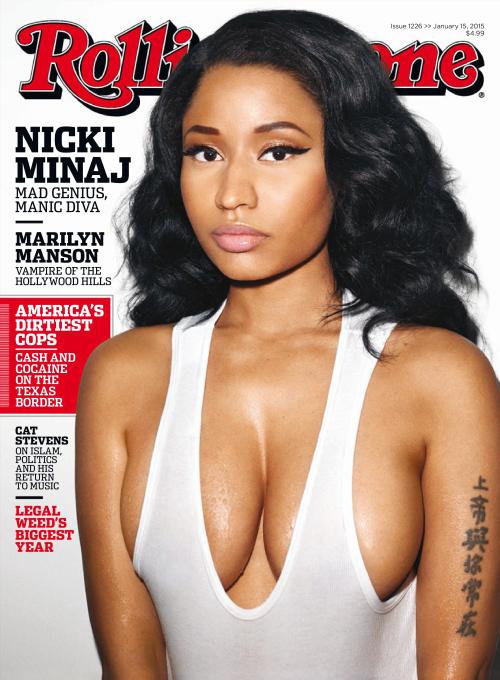 hotsexyfemalecelebs:Nicki Minaj in Rolling Stone magazine