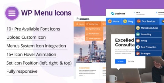 WP Menu Icons v1.1.3 – Effectively Add & Customize Icons For WordPress Menus Nulled