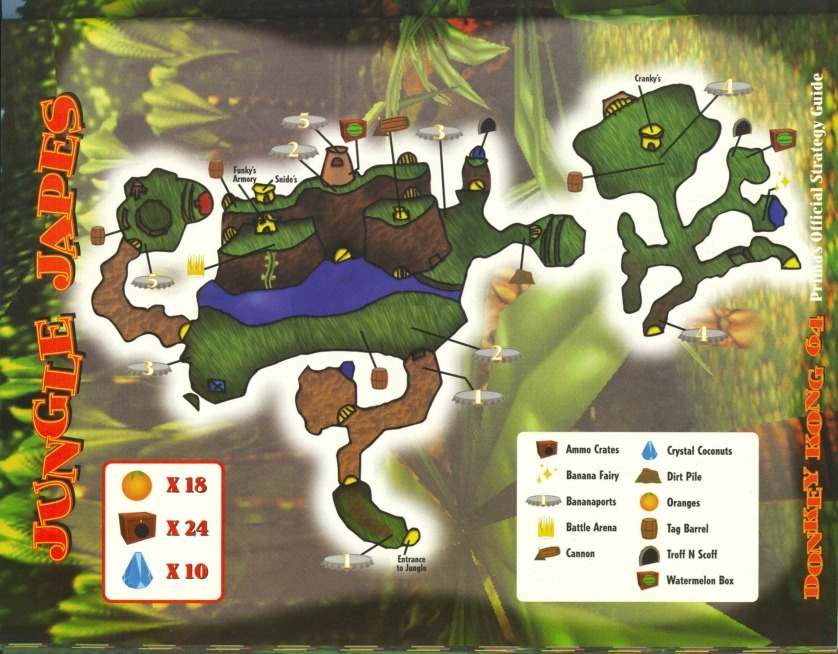 donkey kong country returns maps