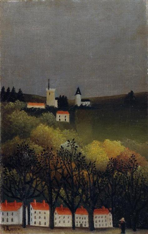 artist-rousseau:Landscape, Henri RousseauMedium:...