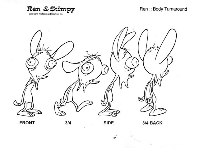 , Ren & Stimpy Model Sheets/Reference (Part 2)