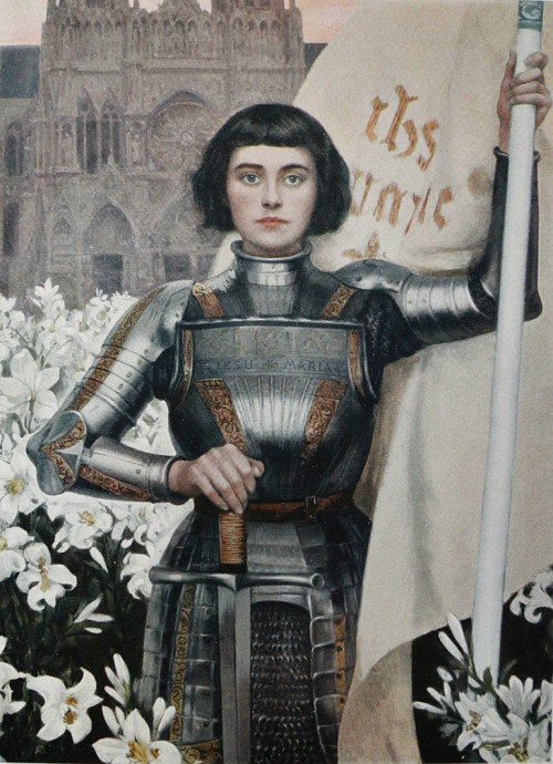 kelofthesea:Joan of Arc with the Bisexual Bob Haircut