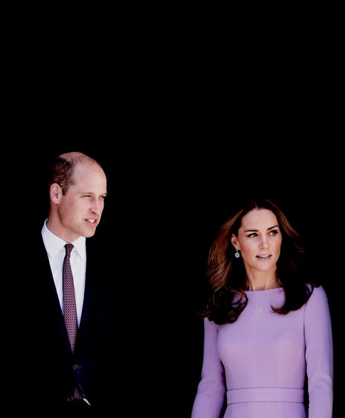 mrmrswales:The Duke & Duchess of Cambridge attend the...