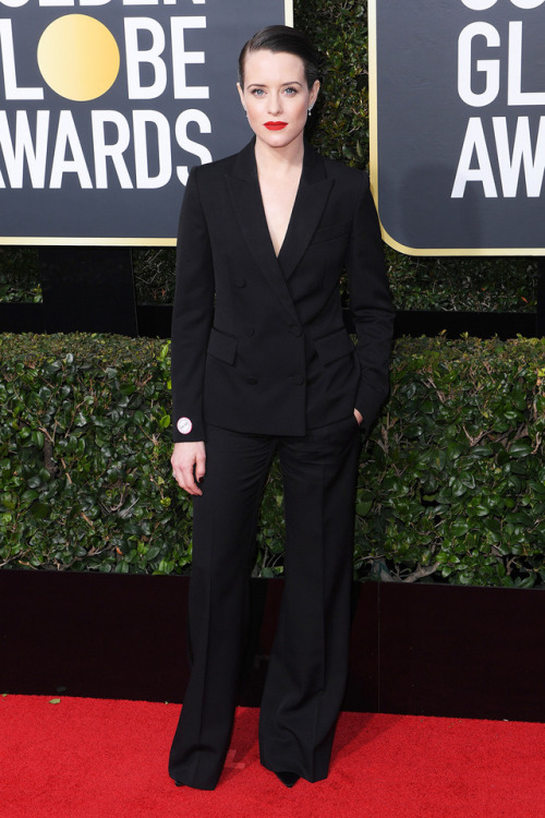 Claire Foy in Stella McCartney - 75th Annual Golden Globes