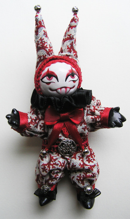 slocotion:13cm posable polymer clay doll, custom made a while...