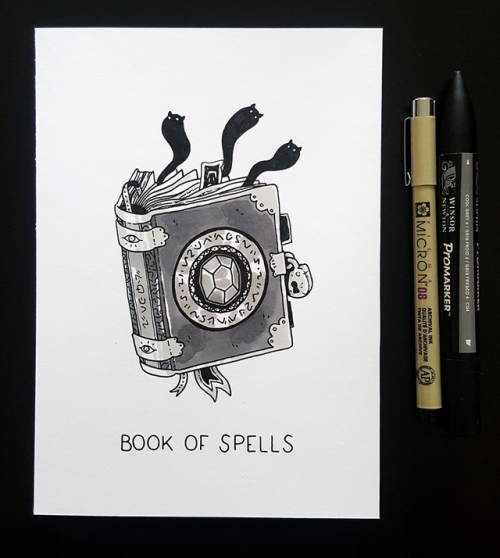 trefle-ix:Day 7, Book of Spells Someone open this ancient book...