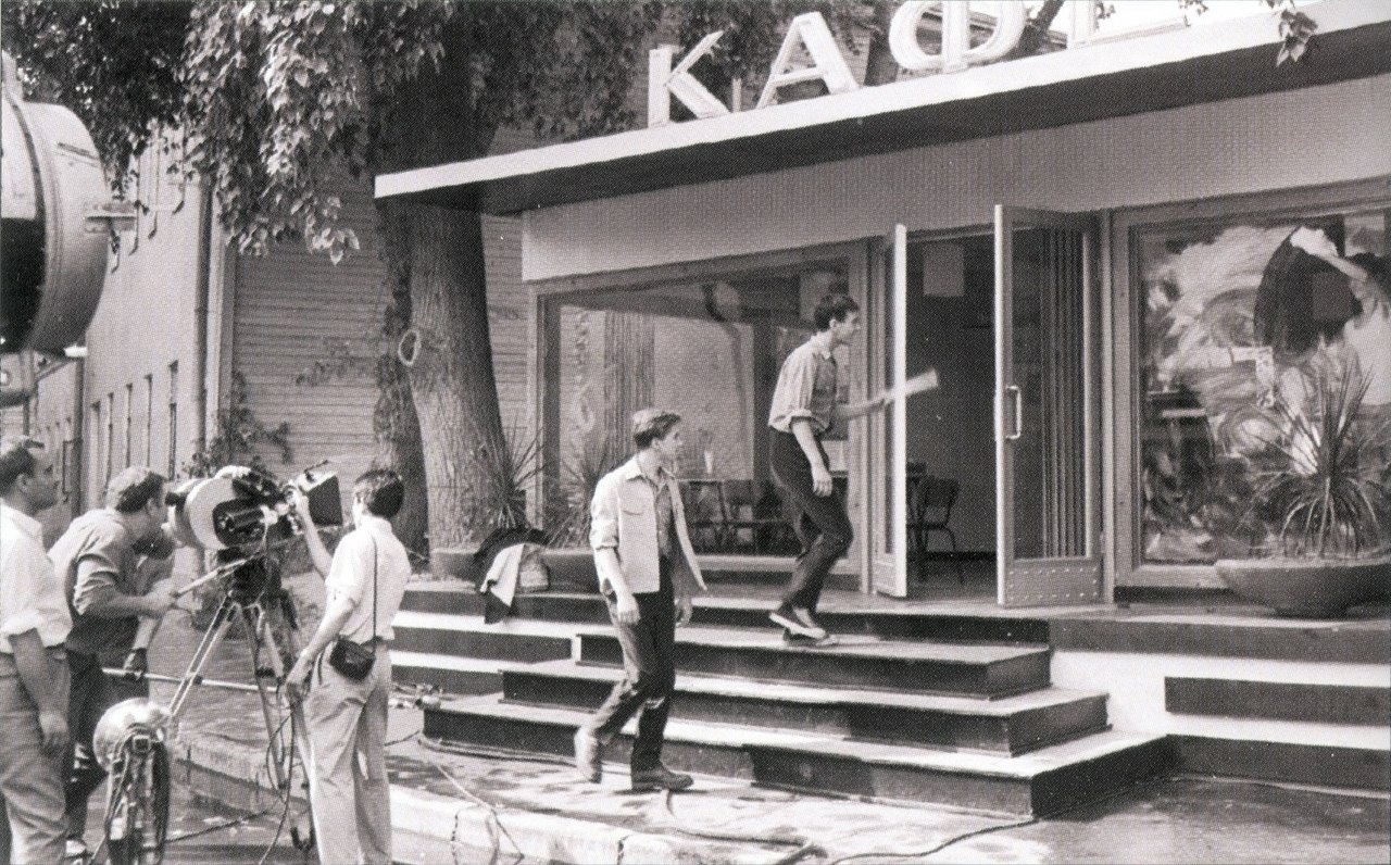 Making of “Walking the Streets of Moscow”, a Soviet 1963 movie.