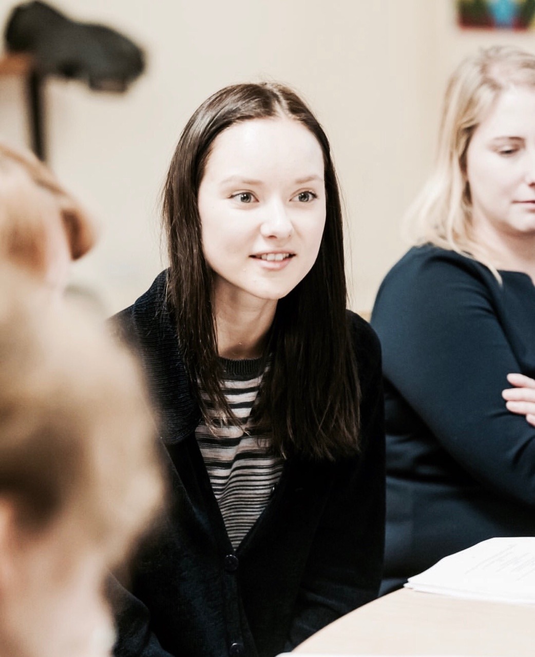 Alexandra Dowling Daily - Alexandra in rehearsals for ‘A Lie Of The Mind