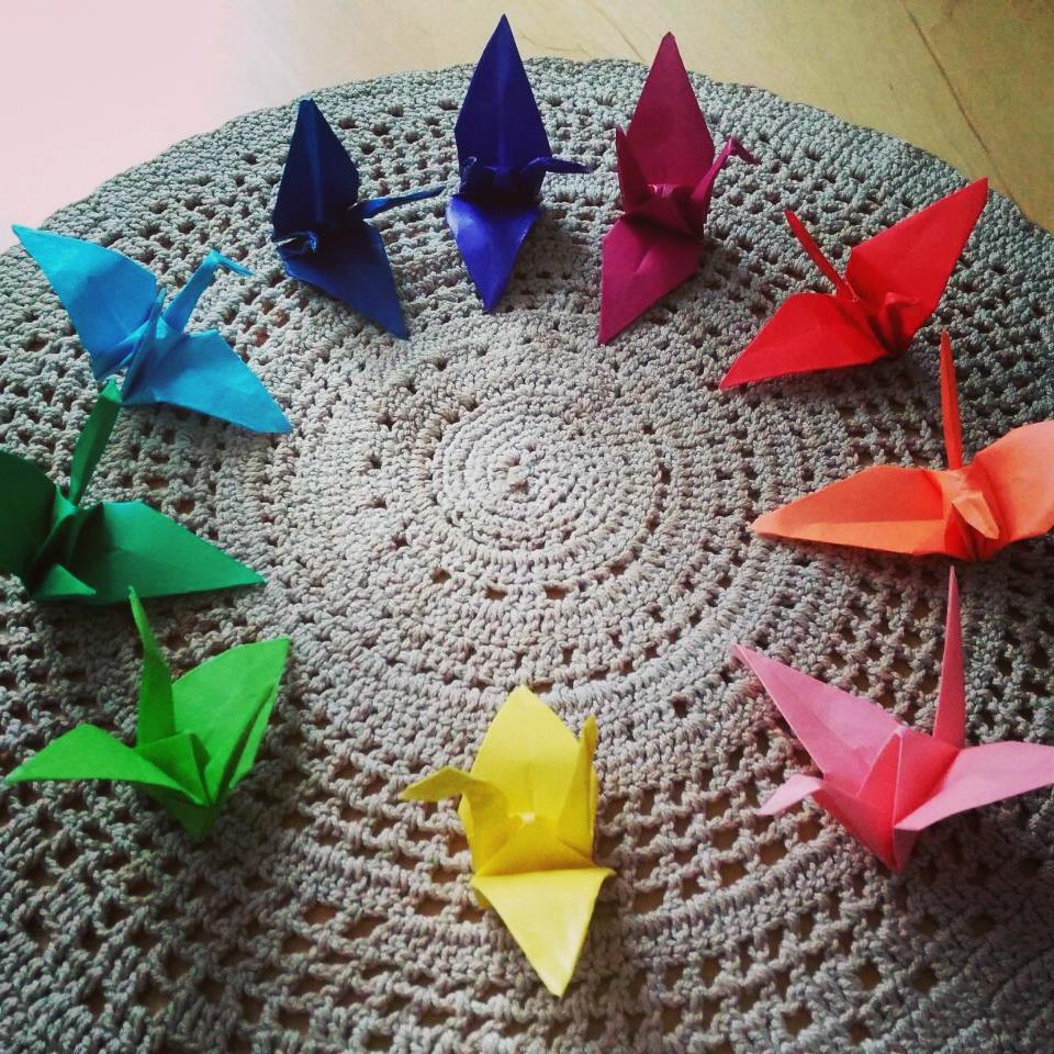 Una Grulla Viajera Taller Itinerante Origami Desde Las